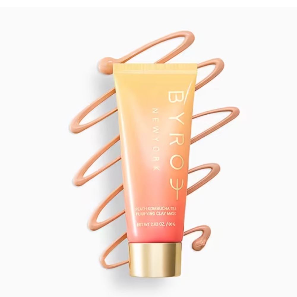 BYROE New York Peach Kombucha Tea Purifying Clay Mask